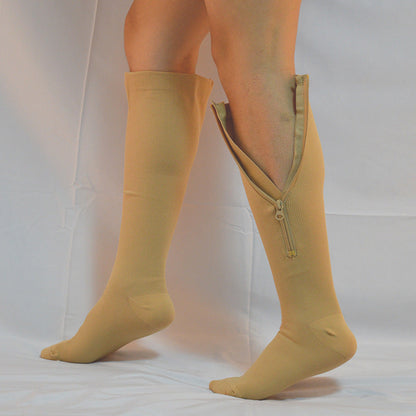 Gradient-compression Leg-slimming And Shaping Compression Calf Socks
