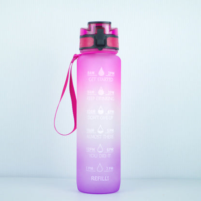 1000ml Transparent Kawaii Water Bottle with Infuser