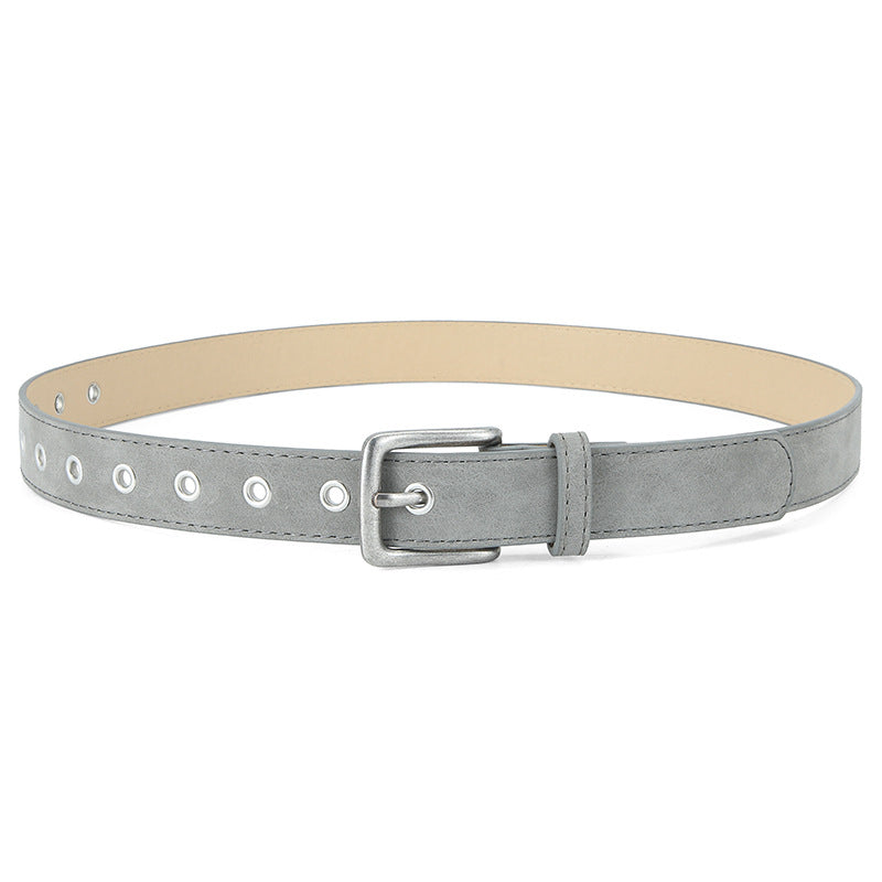 Matte-texture Wear-resistant Pin-buckle Womens Belt