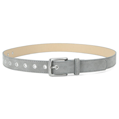 Matte-texture Wear-resistant Pin-buckle Womens Belt