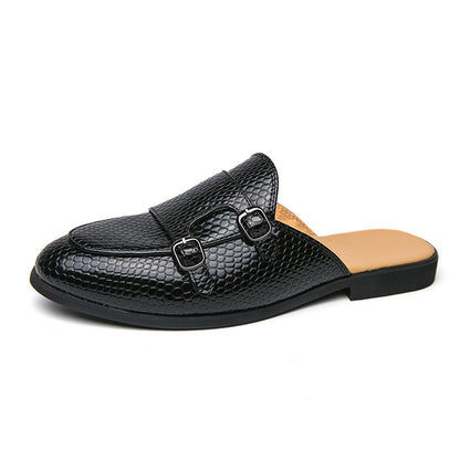Plus Size Men's Gommino Toe Cap