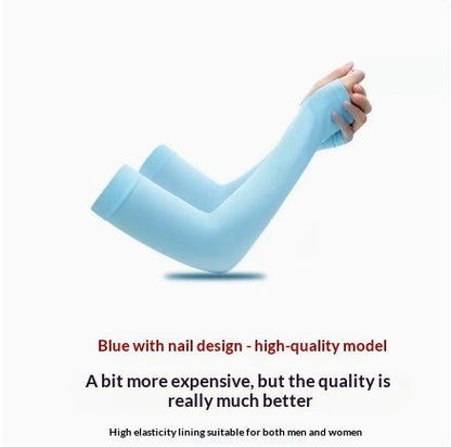 Sun Protective Ice Sleeves For Summer Unisex UV Blocking Viscose Cooling Feel