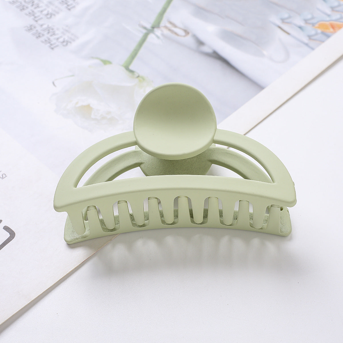 Simple Large Hair Clip Set - Shark Design