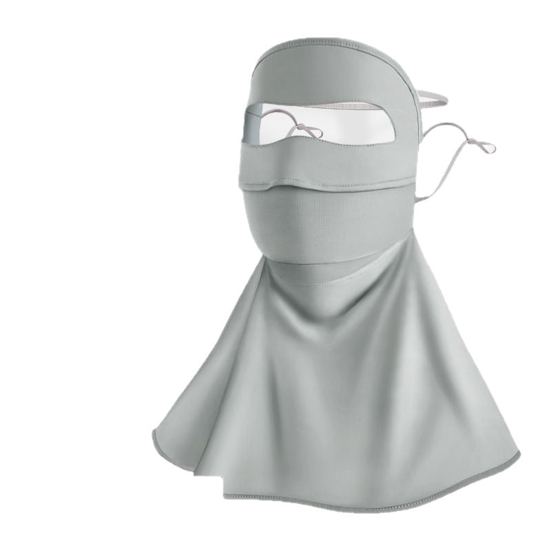 Summer Cycling Full-Face Sun-Protective Mask And Hat Combo
