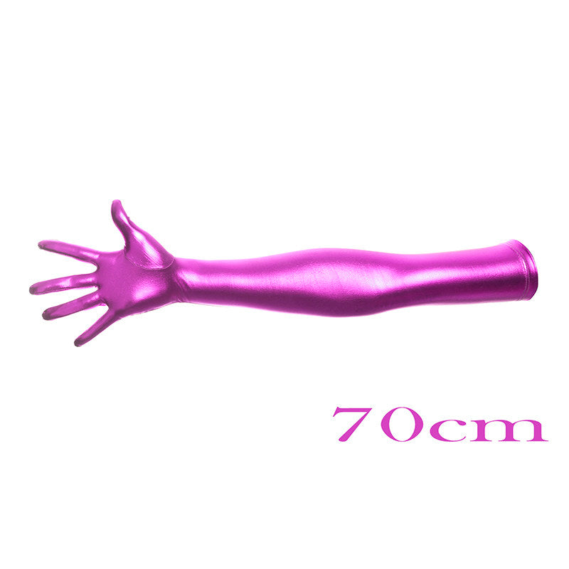 High-gloss Gold Foil Stamping And Elbow-length Costume Gloves