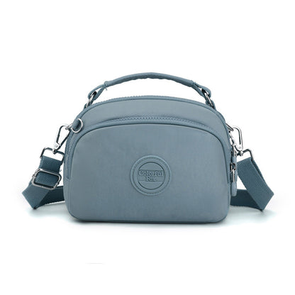 Colorful Fox New Fashion Mobile Phone Bag Women's Multi-Layer Simple Satchel Shoulder Bag Water-Repellent Crossbody Bag