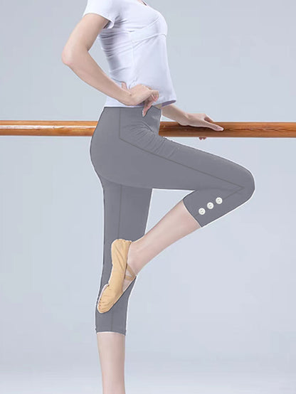 Capri Leggings For Women High Waisted Capris Tummy Control Yoga Pants With Pockets Workout Cycling Tights