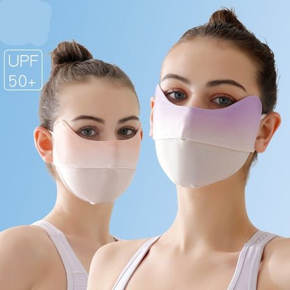 Women's Ice Silk Sun-Protective Face Mask