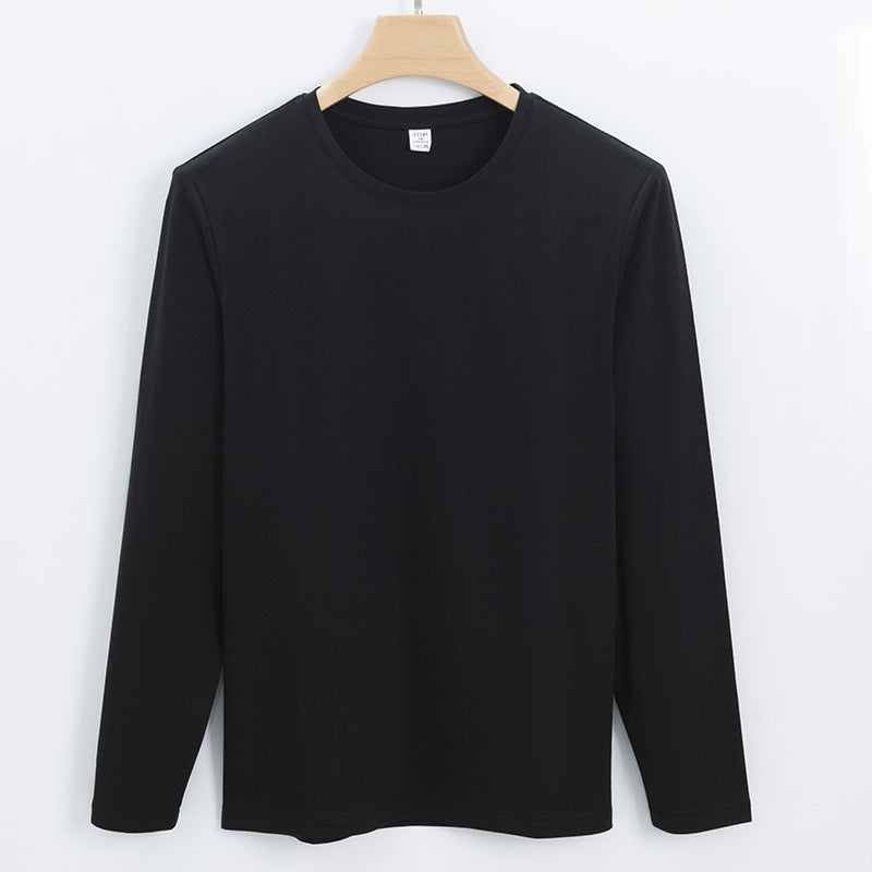 Double-sided Cotton T-shirt Casual Long-sleeve For Young Men