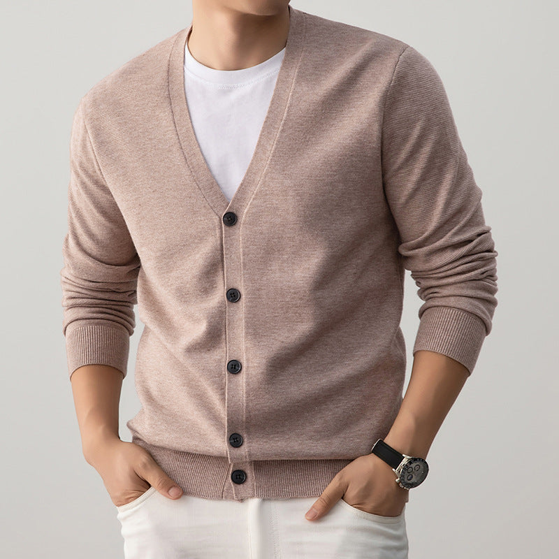 Korean-style Loose-fit Knit Sweater Coat