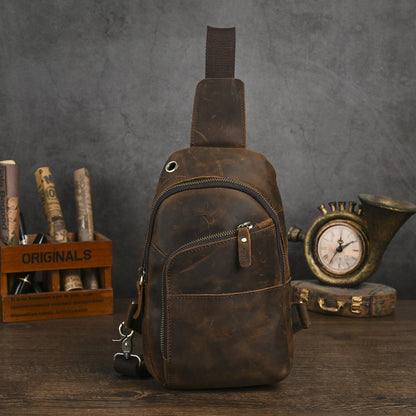Men's Retro Outdoor Multi-Functional Crossbody Bag
