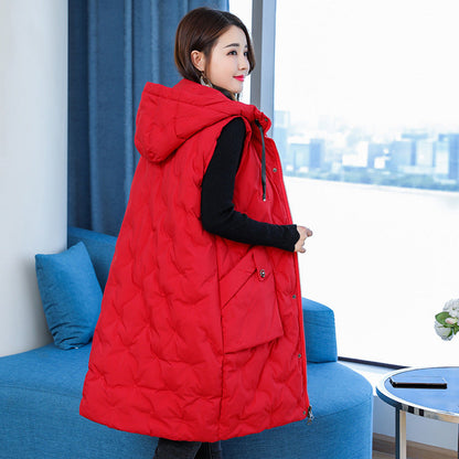 Korean-style Loose Cotton-padded Vest