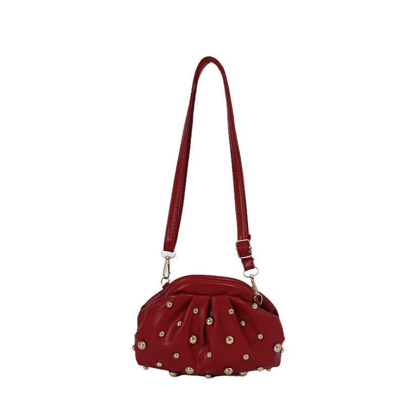 Retro Casual New-style Studded Crossbody Bag