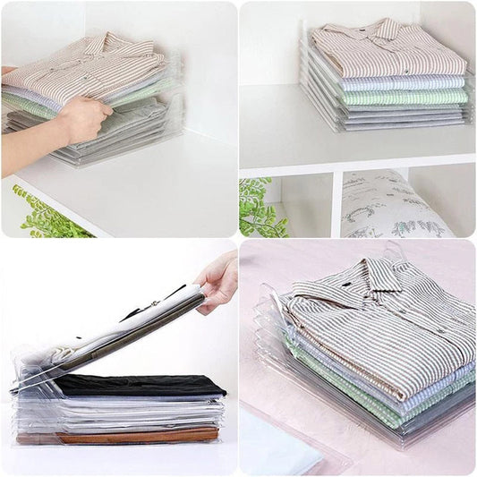 10 Layer Clothes Storage Fold Board Organizer
