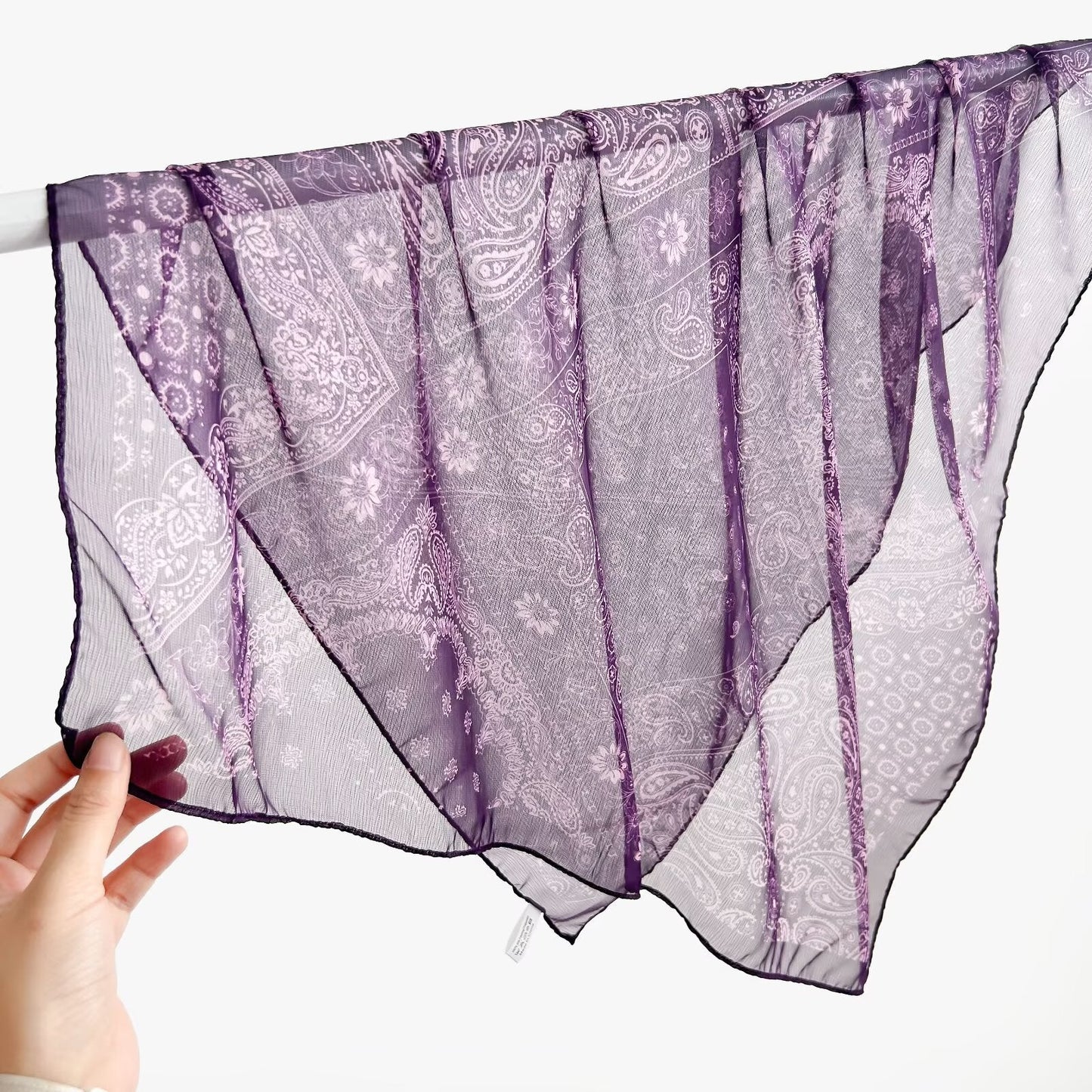 New Breathable Versatile Silk Chiffon Scarf For Women, Also Usable As A Shawl