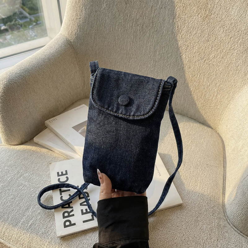 Simple Crossbody Casual Mini Denim Shoulder Bag