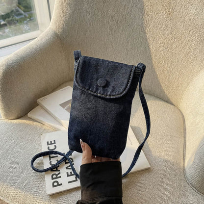 Simple Crossbody Casual Mini Denim Shoulder Bag