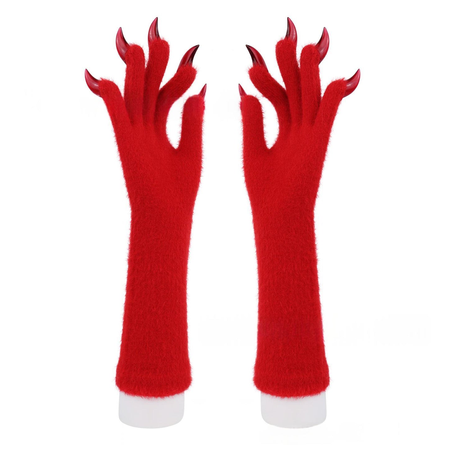 Halloween Silicone Meat Mat Long Gloves