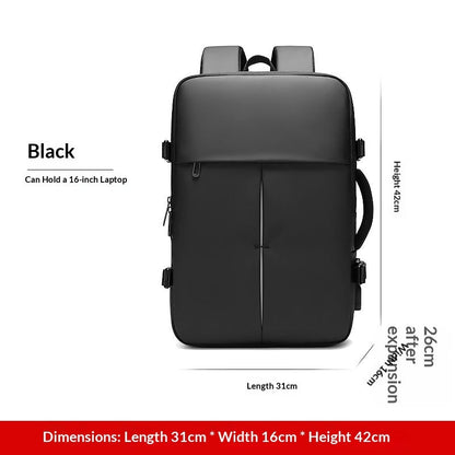 Large-Capacity Travel Duffel Expandable Multifunctional Laptop Backpack For Casual Use
