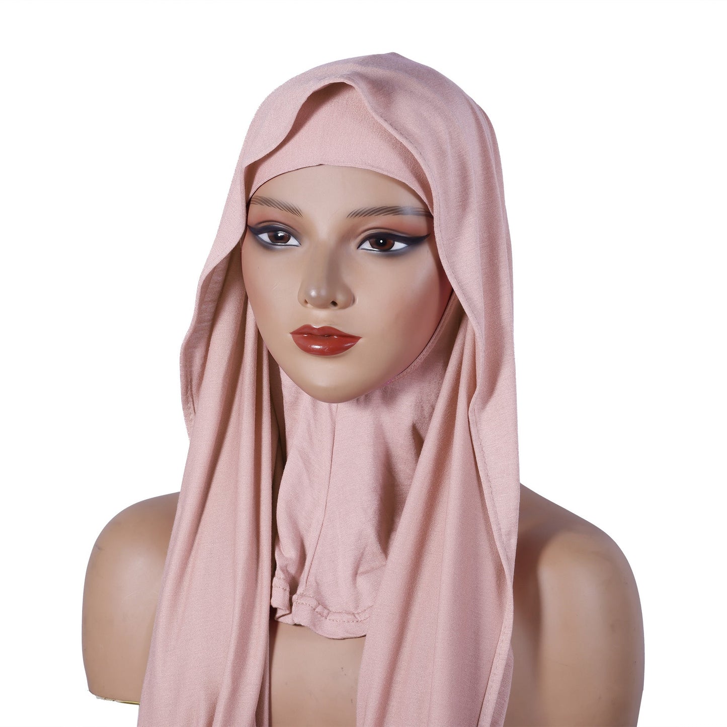 Modal Multi-color Breathable Neck Warmer Highly Elastic Base-layer Hooded Long Scarf Set