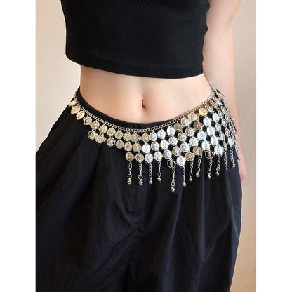 Versatile Fashion Tassel Bell Waist Chain For Women
