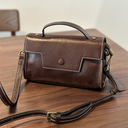 Leather Casual Shoulder Crossbody Bag