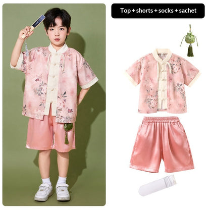 Chinese Style Design Childrens Outfit Set