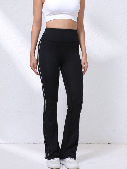 New Yoga Pants With Tummy Control, Flared Pants, Fitness Shaping Long Pants, Butt-Lifting High-Waisted Outdoor Sports Pants For Women