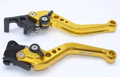 Adjustable Motorcycle Brake & Clutch Levers – CNC Aluminum Handlebar Levers (Pair)