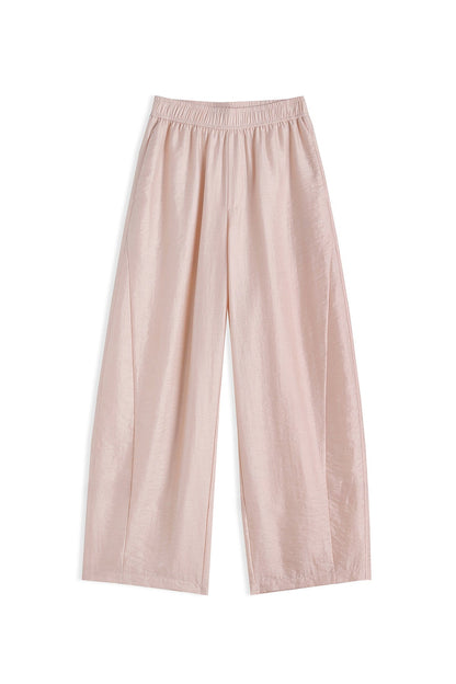 Versatile Loose Wide-leg Cropped Pants For Women
