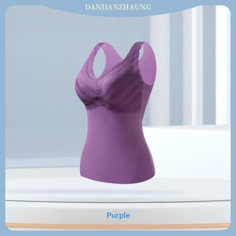 Autumn And Winter Body-hugging Topno Bra Required