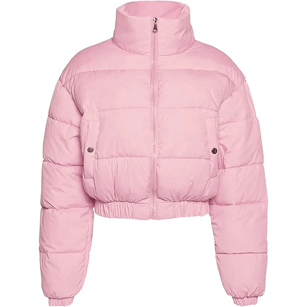 Fashionable Womens Short Loose-fitting Jacket Coat