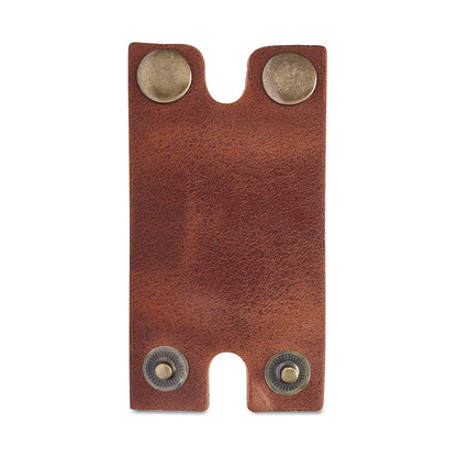 Safety Razor Head Protecting Leather Cover, Genuine Leather Double Edge Safety Razor Case Accessories For Travel, Butterfly Razor Case
