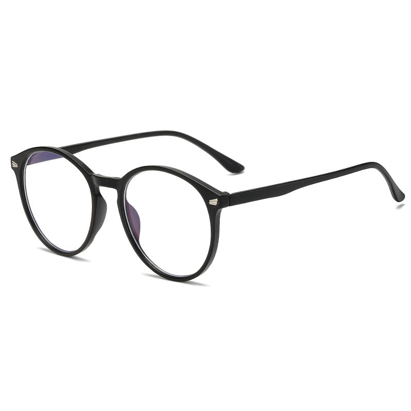 Round-frame Retro Blue-light-blocking Eyeglass Frame