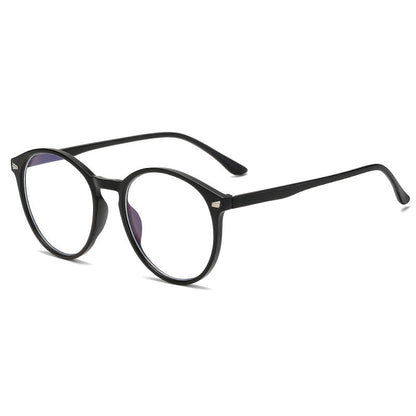 Round-frame Retro Blue-light-blocking Eyeglass Frame