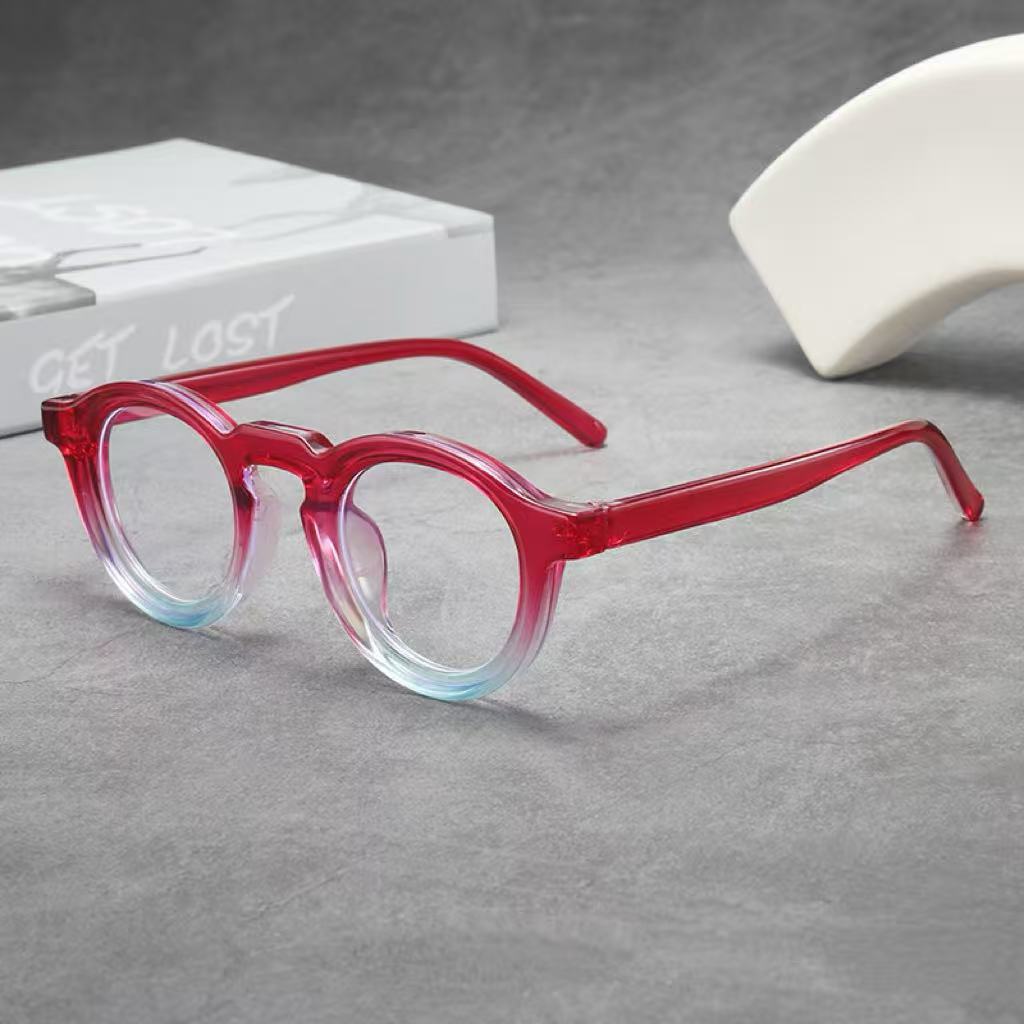 Round-frame High-definition Blue-light-blocking Plain Glasses