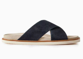 Fashionable Casual Slippers Trendy Soft-leather Height-increasing Beach Shoes