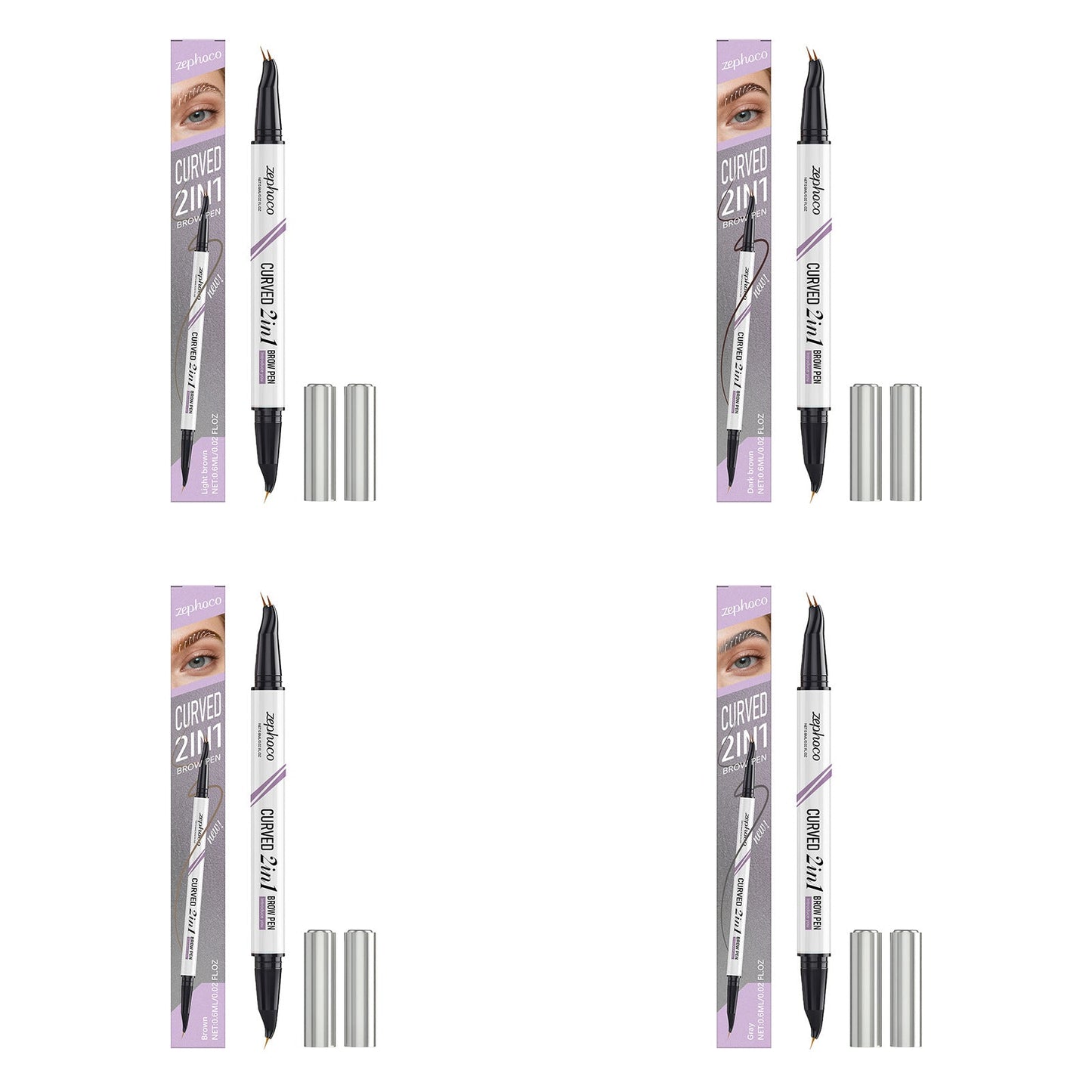 Double-ended Waterproof Eyebrow Pencil