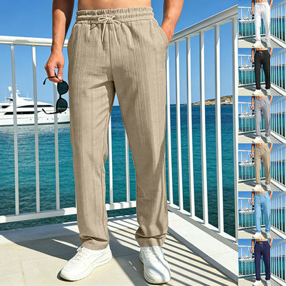 Mens Loose-fitting, Breathable Casual Athletic Pants