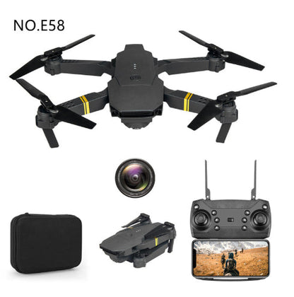 E58 Folding Aerial WiFi Image Transmission Four-axis Remote Control Toy