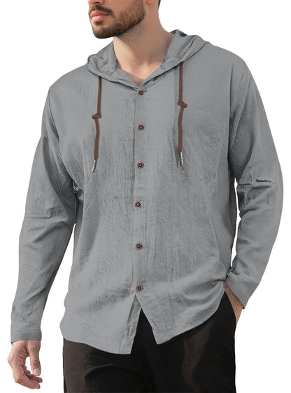Casual Relaxed-fit Breathable Quick-drying Long-sleeve Shirt