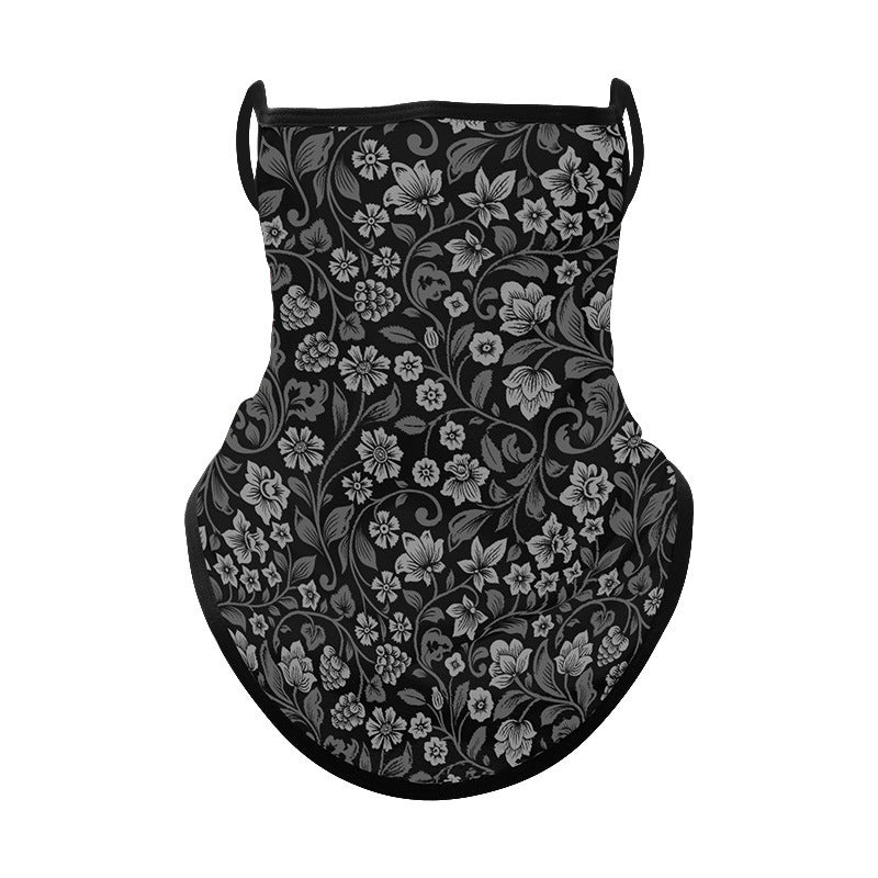 Motorcycle Riding Sun-Protective Face Mask Ear-Hanging Headscarf For Women