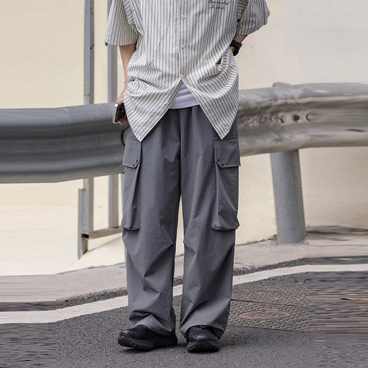 Vintage Drawstring Leggings with Pockets