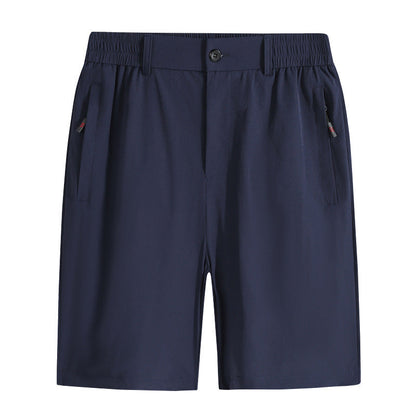Summer New Arrival Pants Men's Real Ice Silk Nylon Shorts Open Access Control Casual Pants Quick-drying Breathable Pants Plus Size