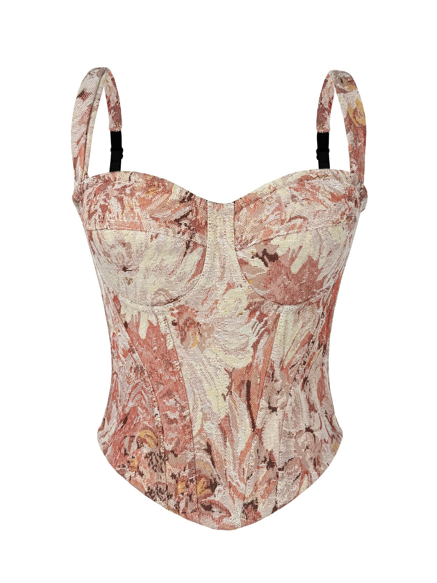 Cross-border New Sexy Strapless Top Sling Inner Lace Outer Wear Pad Retro Court Style Fishbone Bra