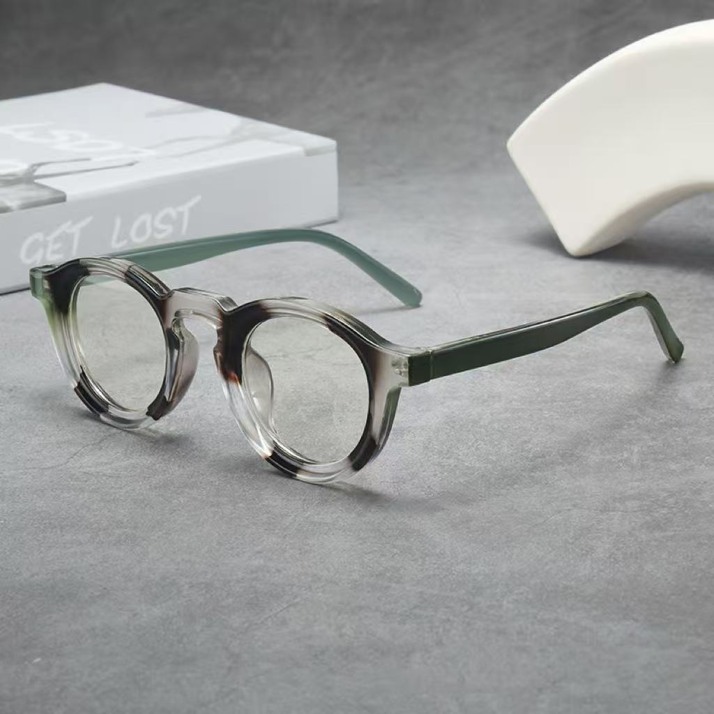 Round-frame High-definition Blue-light-blocking Plain Glasses