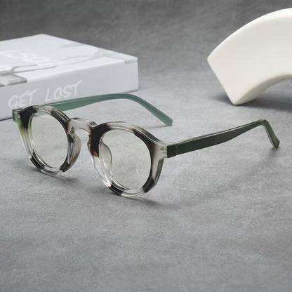Round-frame High-definition Blue-light-blocking Plain Glasses