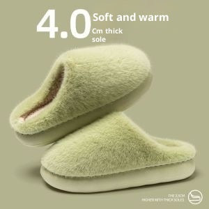Non-slip Couple Winter Insulated Cotton-padded Shoes Men