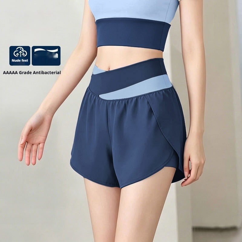 Sports Bra And High-waisted Tummy-control Shorts
