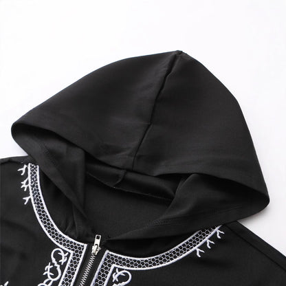 New Men's Loose Hooded Robe